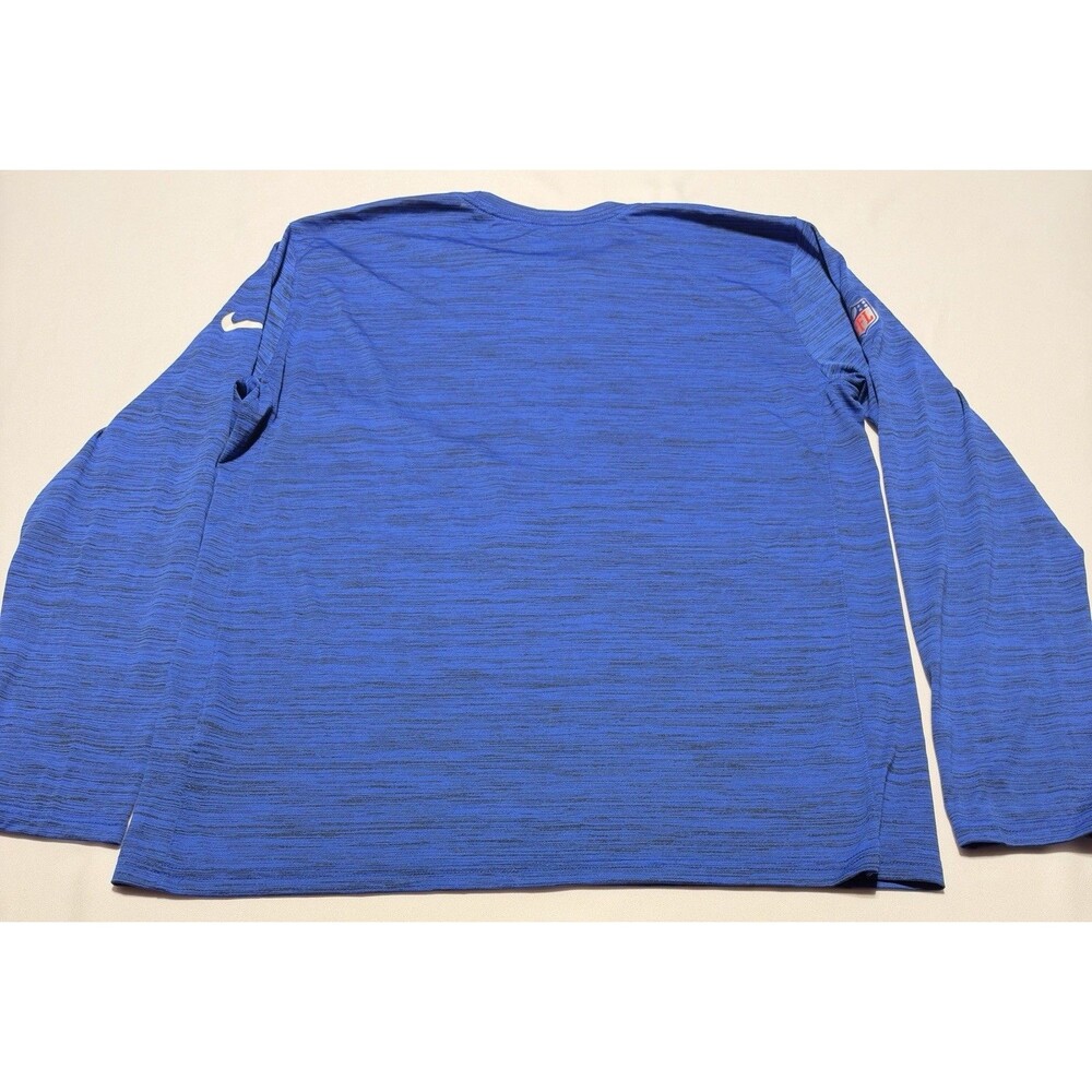 Indianapolis Colts Nike On Field Long Sleeve Dri Fit Shirt Mens Large NFL Blue - Picture 5 of 10